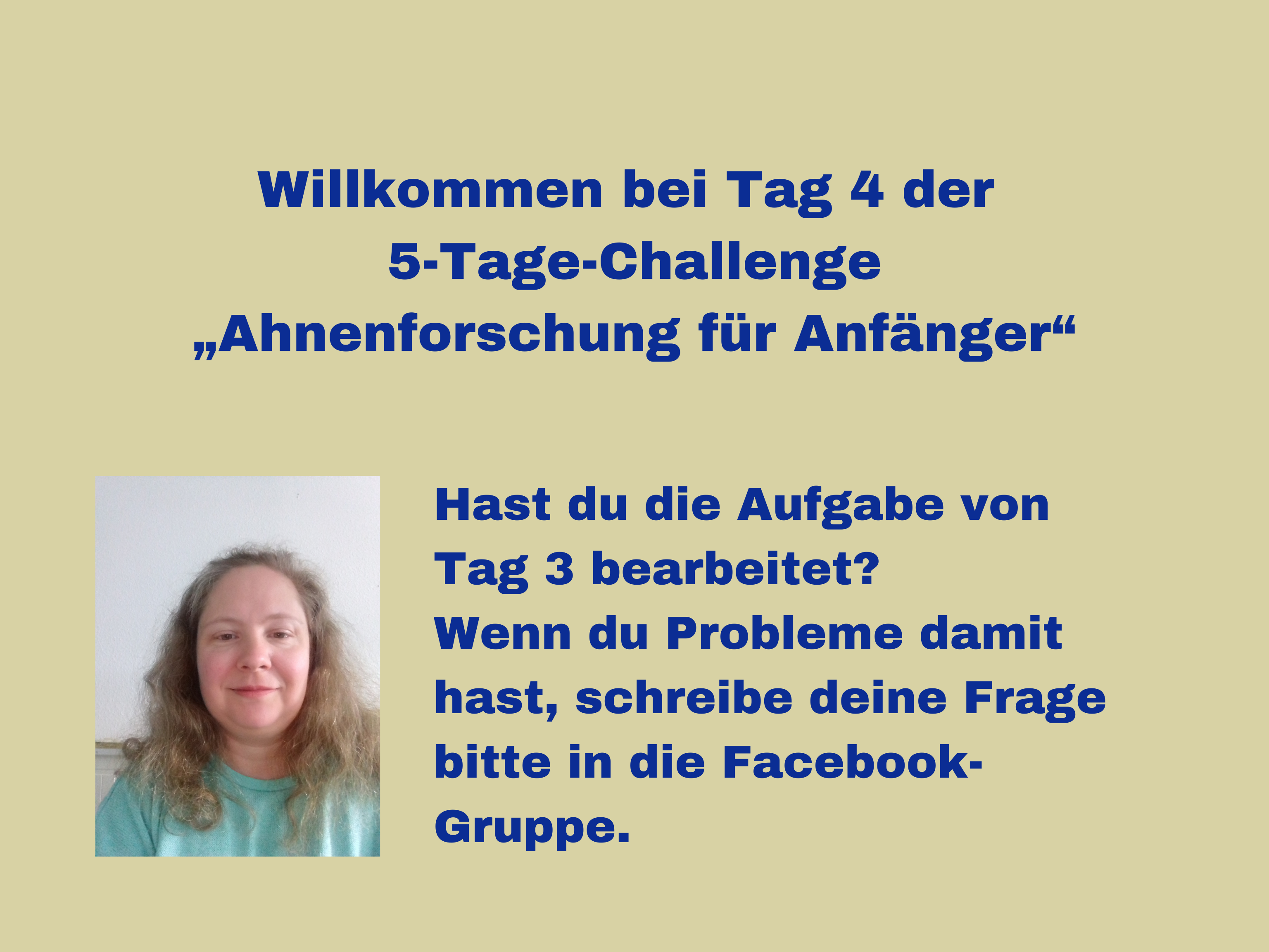 5-Tage-Challenge Ahnenforschung für Anfänger